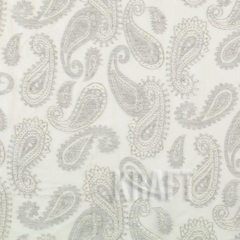 Гардинная ткань PAISLEY LIGHT GREY