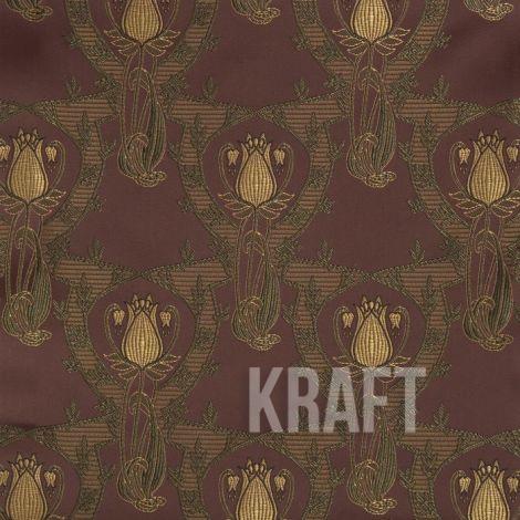 Портьерная ткань TIFFANY BURGUNDY